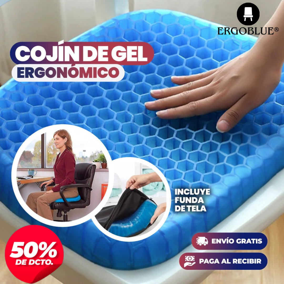 Ergoblue™ - Alivio y comodidad ortopédica para horas sentado