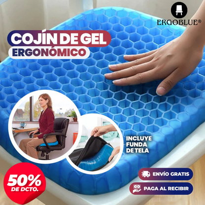Ergoblue™ - Alivio y comodidad ortopédica para horas sentado