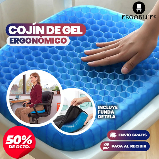 Ergoblue™ - Alivio y comodidad ortopédica para horas sentado