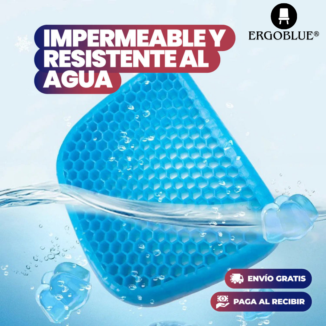 Ergoblue™ - Alivio y comodidad ortopédica para horas sentado