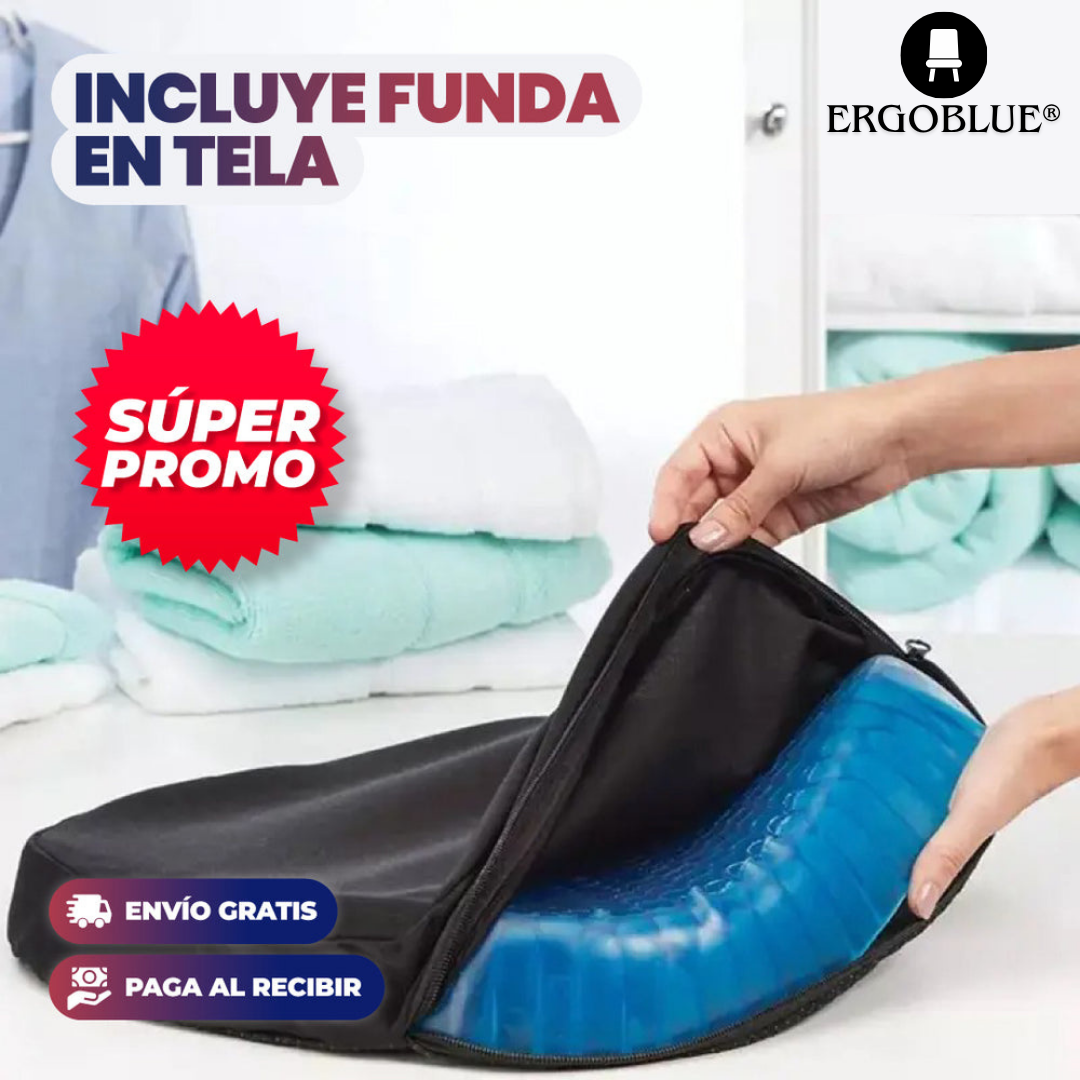 Ergoblue™ - Alivio y comodidad ortopédica para horas sentado