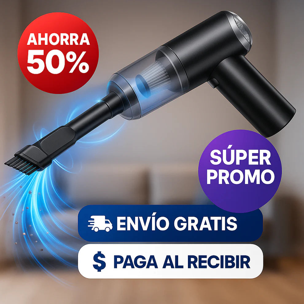 AspiraGO™- Succión de Alta Potencia - Elimina polvo y suciedad en una sola pasada