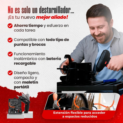 PowerTor™ - Destornillador Eléctrico Inalámbrico