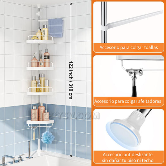 AquaBath™ - Esquinero Organizador Multiuso