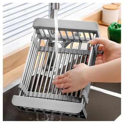 CleanRack™️ - Escurridor 3 en 1 - Orden, higiene y espacio